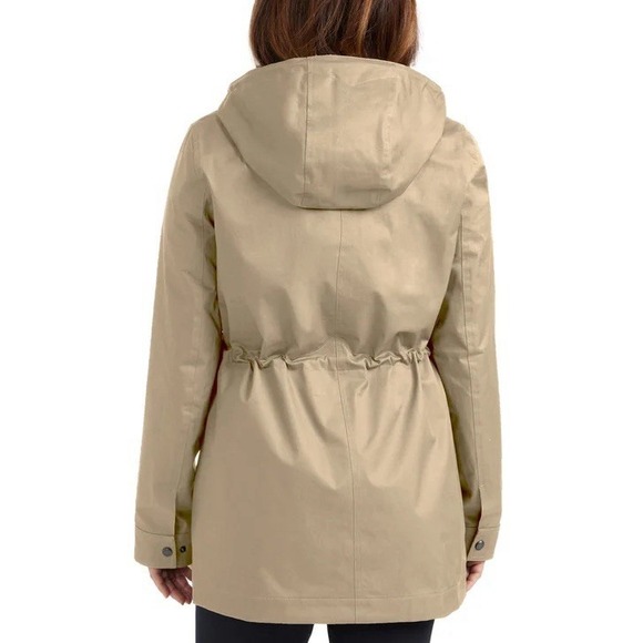 Hunter Women's Water-Resistant Cotton Smock Jacket, Tan (Almond), Size L - Picture 2 of 3
